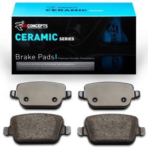 Volvo S80 Brake Pads - Rear - R1 Concepts - Ceramic - `07-`12